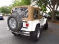 2002 Stone White Jeep Wrangler Sahara 4x4  photo #2