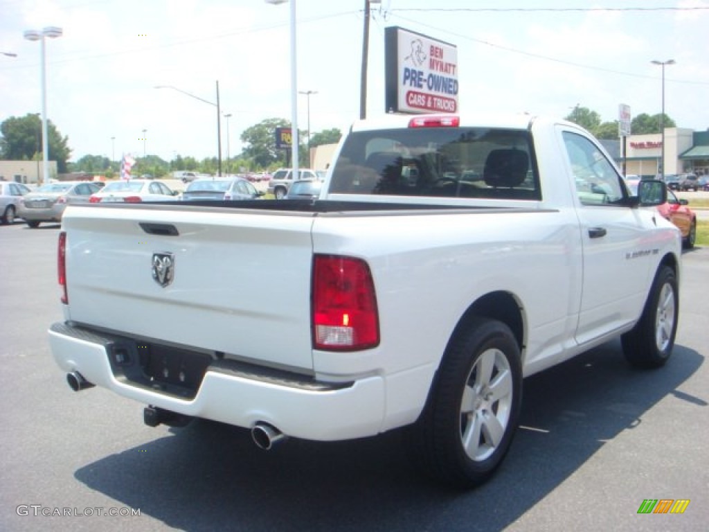 2011 Ram 1500 Express Regular Cab - Bright White / Dark Slate Gray/Medium Graystone photo #5