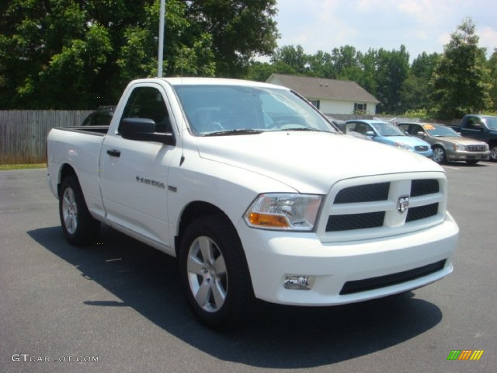 2011 Ram 1500 Express Regular Cab - Bright White / Dark Slate Gray/Medium Graystone photo #6