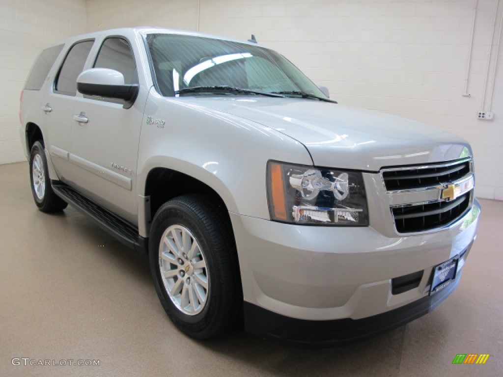 2008 Tahoe Hybrid 4x4 - Silver Birch Metallic / Light Titanium/Dark Titanium photo #1