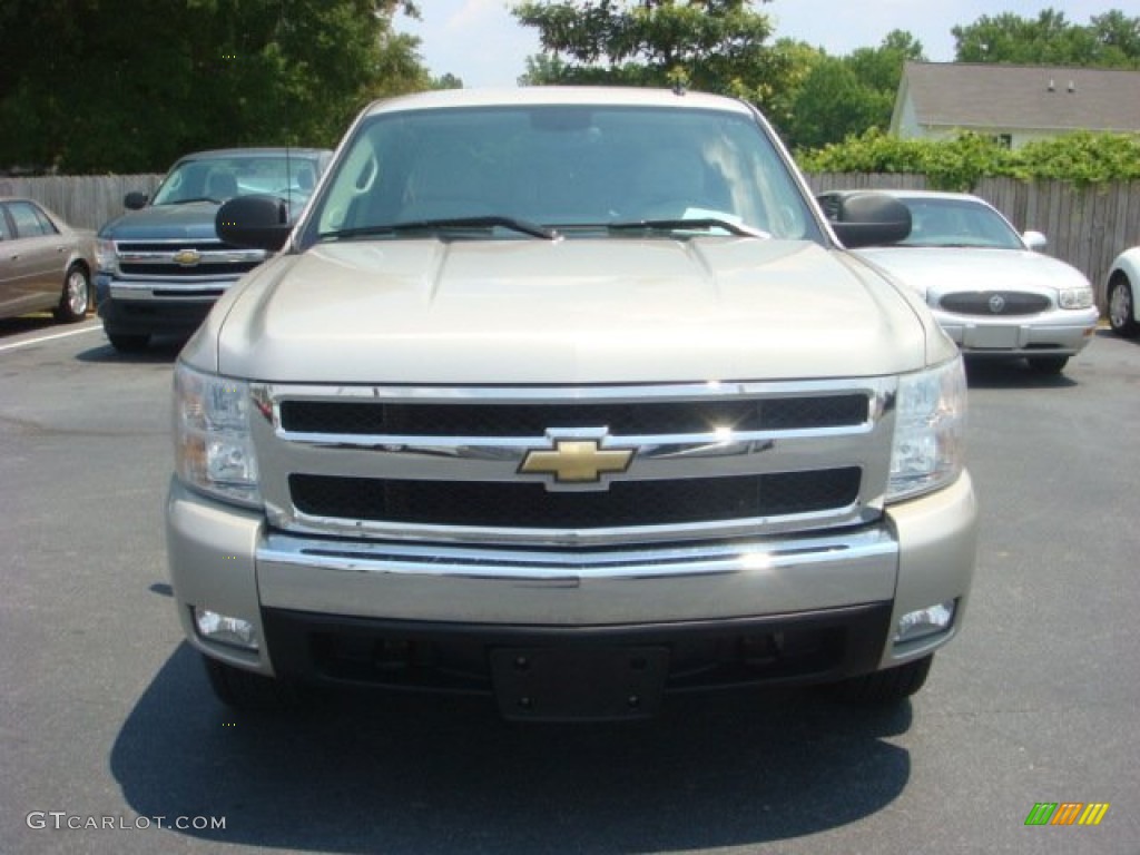 2008 Silverado 1500 LT Extended Cab 4x4 - Silver Birch Metallic / Light Cashmere/Ebony Accents photo #7