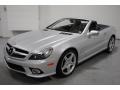 Iridium Silver Metallic 2009 Mercedes-Benz SL 550 Roadster Exterior