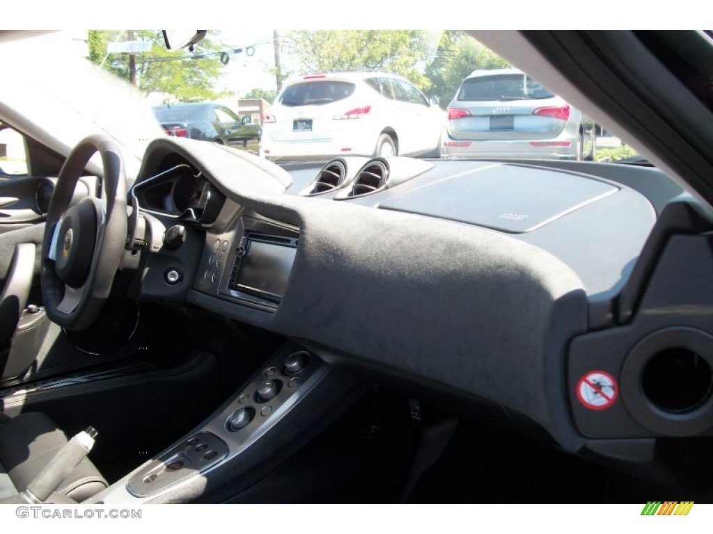 2012 Lotus Evora 2+2 Ebony Black Leather Dashboard Photo #67081465