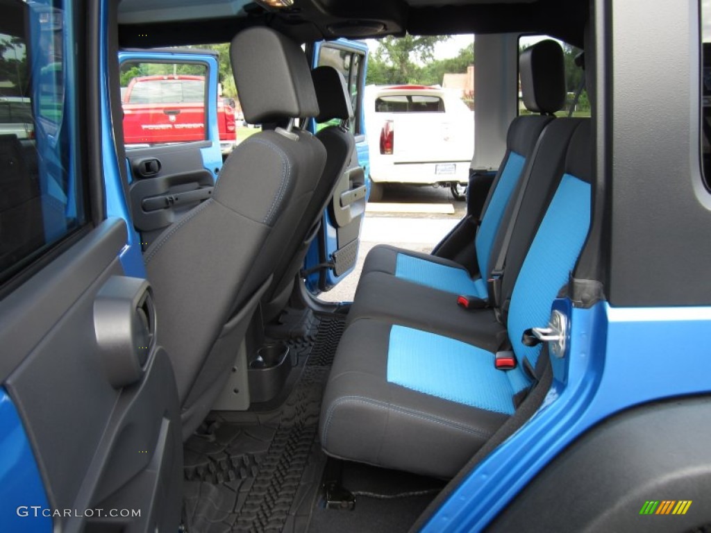 Dark Slate Gray/Blue Interior 2010 Jeep Wrangler Unlimited Islander Edition 4x4 Photo #67082308