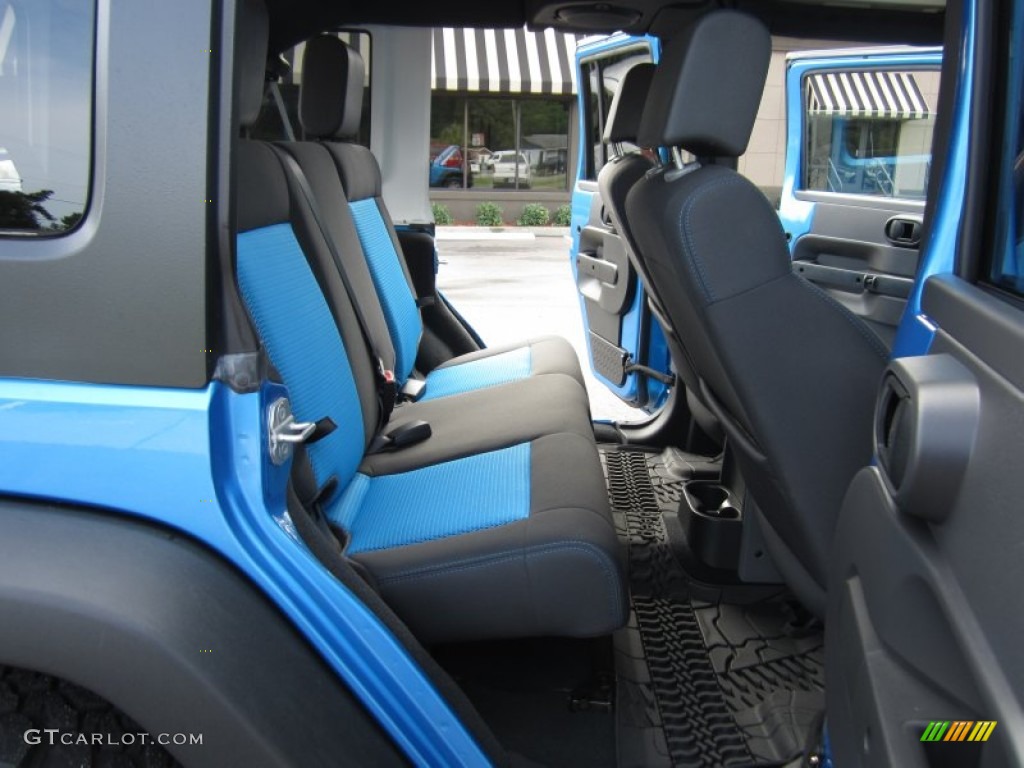Dark Slate Gray/Blue Interior 2010 Jeep Wrangler Unlimited Islander Edition 4x4 Photo #67082326