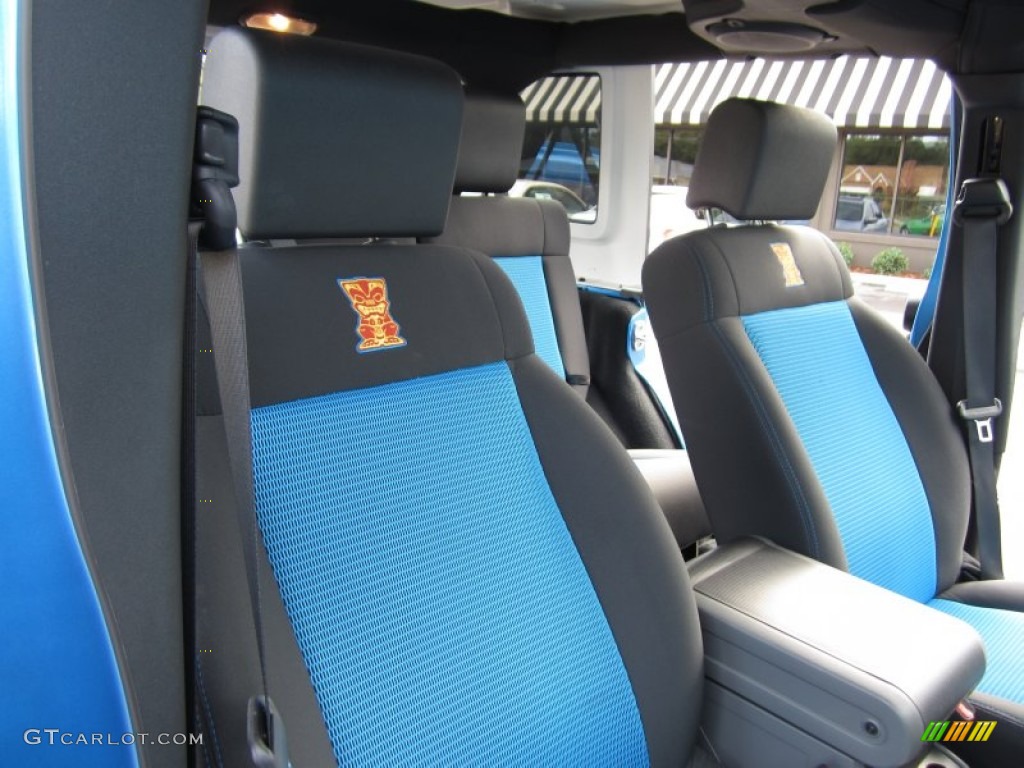 Dark Slate Gray/Blue Interior 2010 Jeep Wrangler Unlimited Islander Edition 4x4 Photo #67082344
