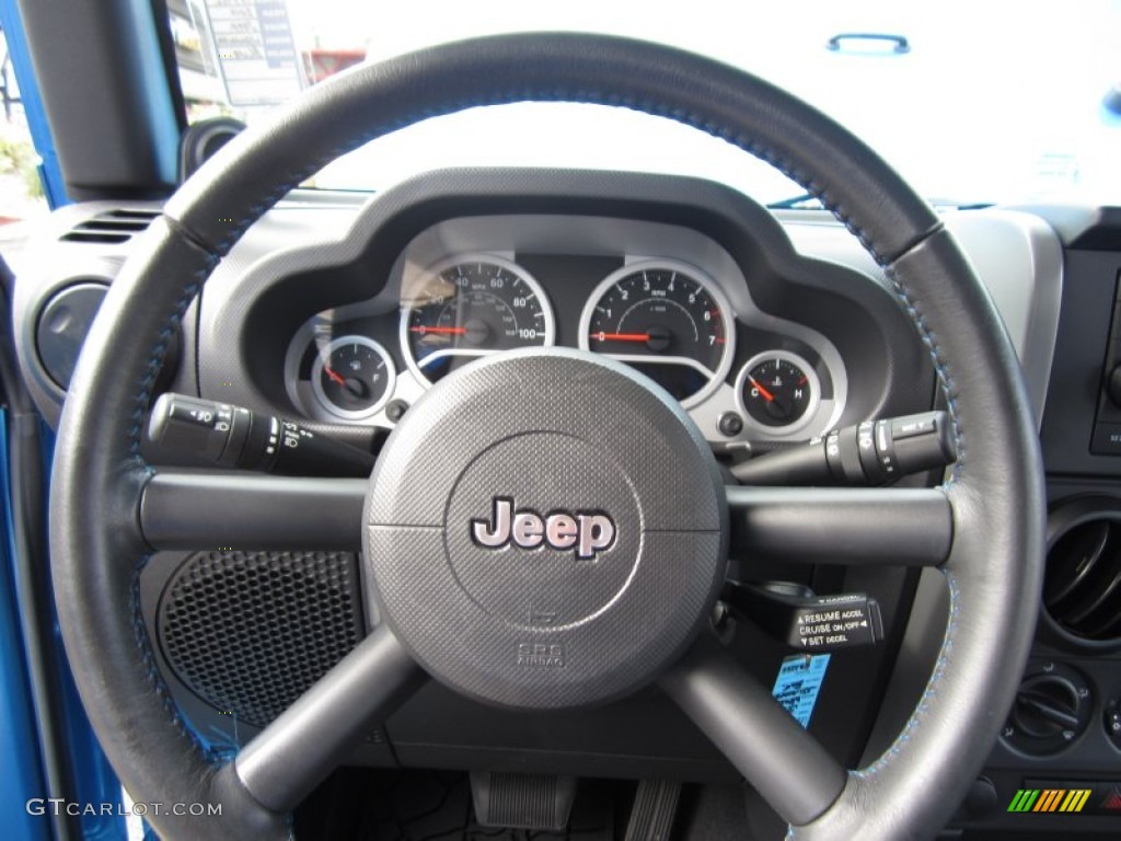 2010 Jeep Wrangler Unlimited Islander Edition 4x4 Steering Wheel Photos