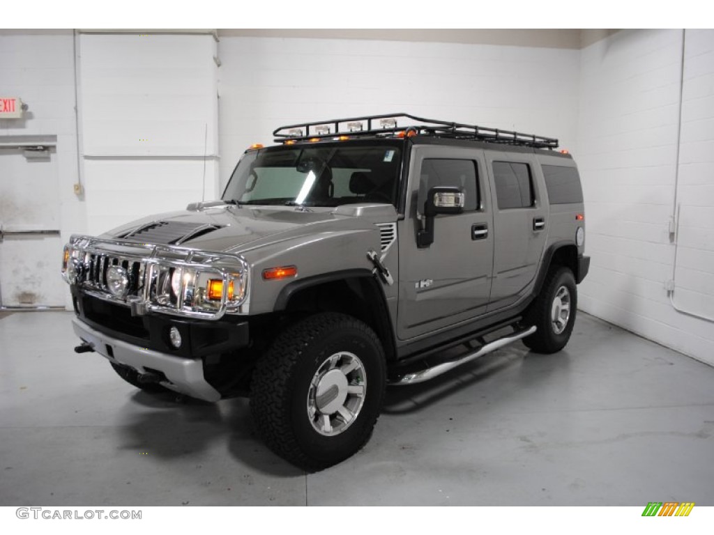 Graystone Metallic 2008 Hummer H2 SUV Exterior Photo #67082731