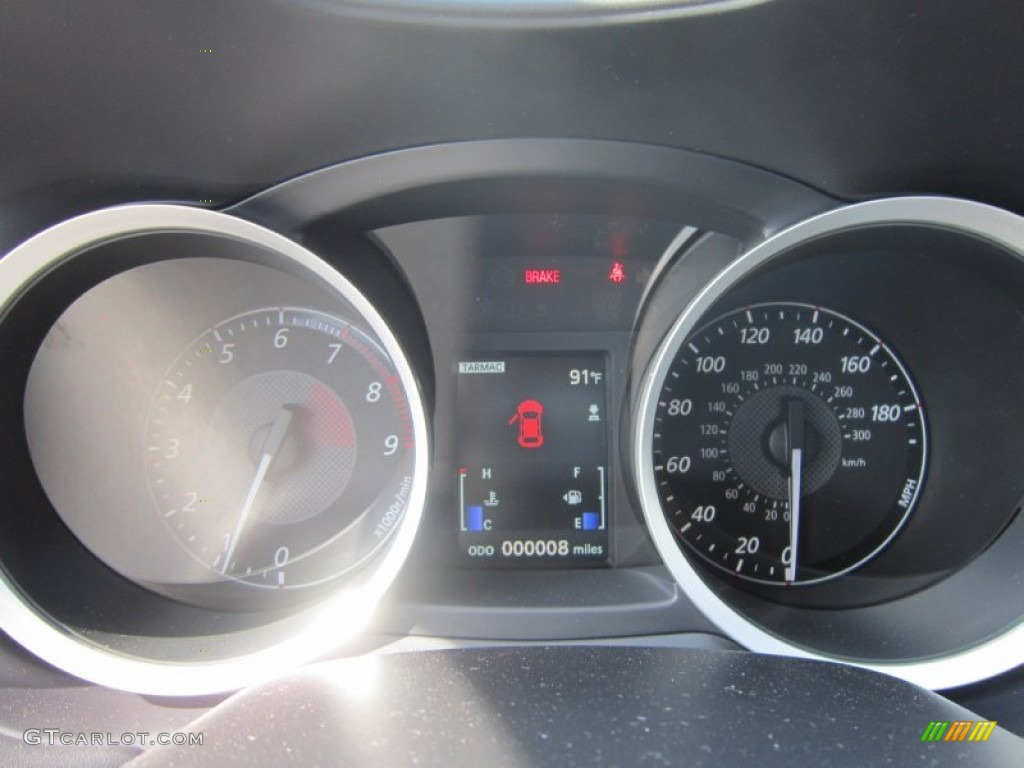 2012 Mitsubishi Lancer Evolution GSR Gauges Photo #67083772