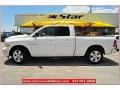 2009 Stone White Dodge Ram 1500 SLT Quad Cab  photo #2