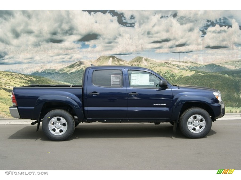 2012 Tacoma V6 Double Cab 4x4 - Nautical Blue Metallic / Graphite photo #2