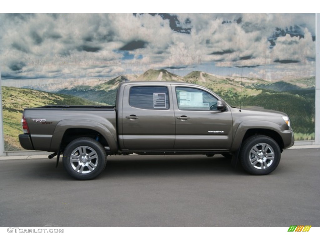 2012 Tacoma V6 TRD Sport Double Cab 4x4 - Pyrite Mica / Graphite photo #2