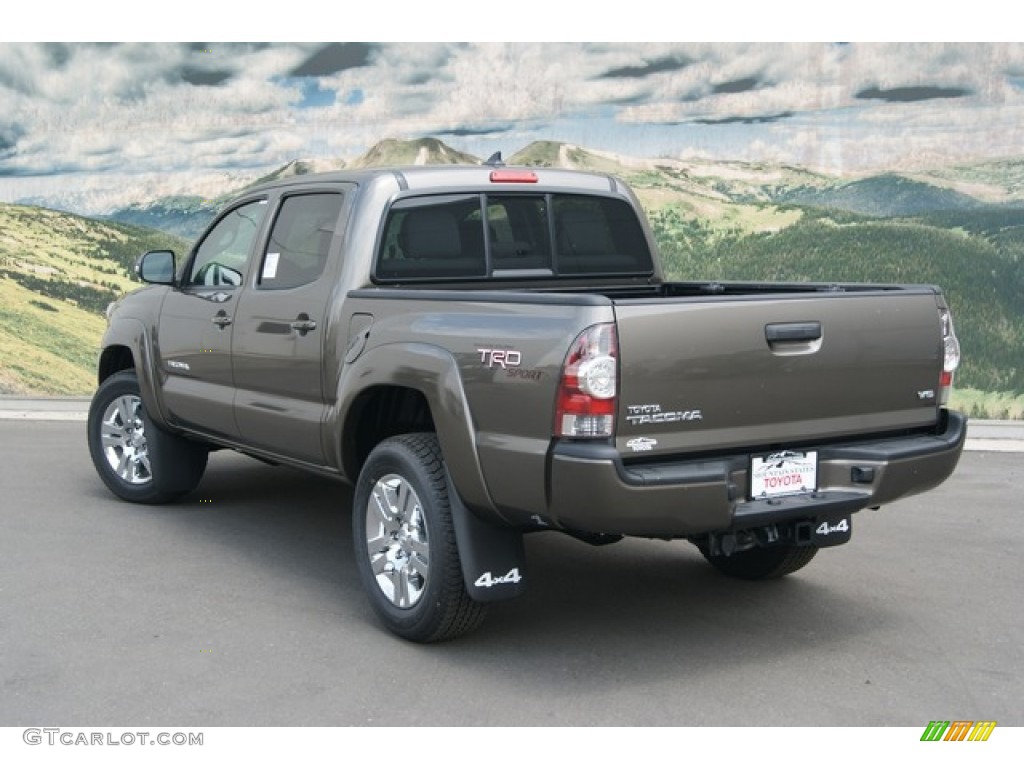 2012 Tacoma V6 TRD Sport Double Cab 4x4 - Pyrite Mica / Graphite photo #3