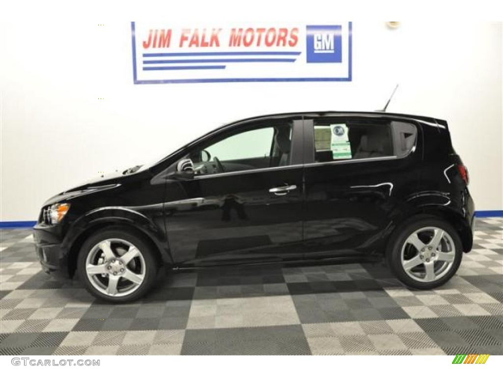 2012 Sonic LTZ Hatch - Black / Dark Pewter/Dark Titanium photo #2