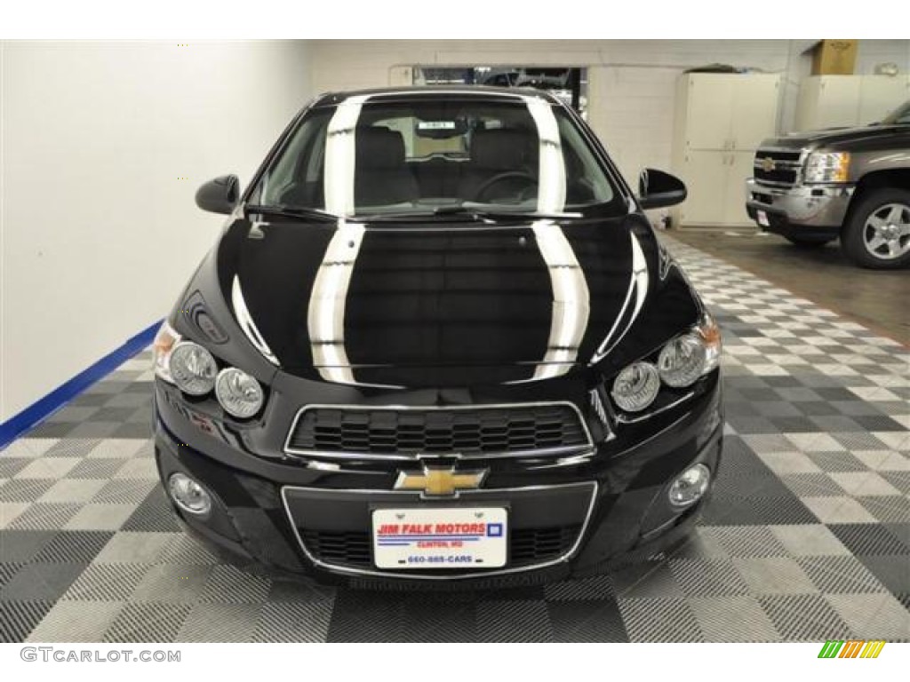 2012 Sonic LTZ Hatch - Black / Dark Pewter/Dark Titanium photo #4