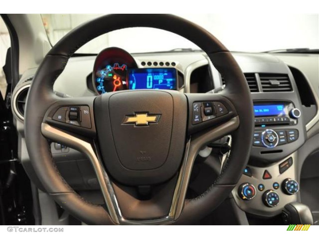 2012 Sonic LTZ Hatch - Black / Dark Pewter/Dark Titanium photo #14