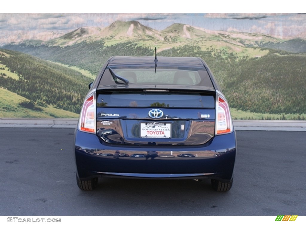 2012 Prius 3rd Gen Two Hybrid - Nautical Blue Metallic / Misty Gray photo #5