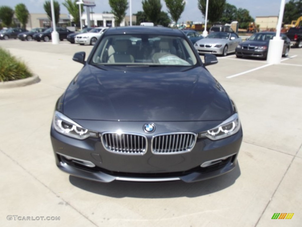 2012 3 Series 335i Sedan - Mineral Grey Metallic / Oyster/Dark Oyster photo #7