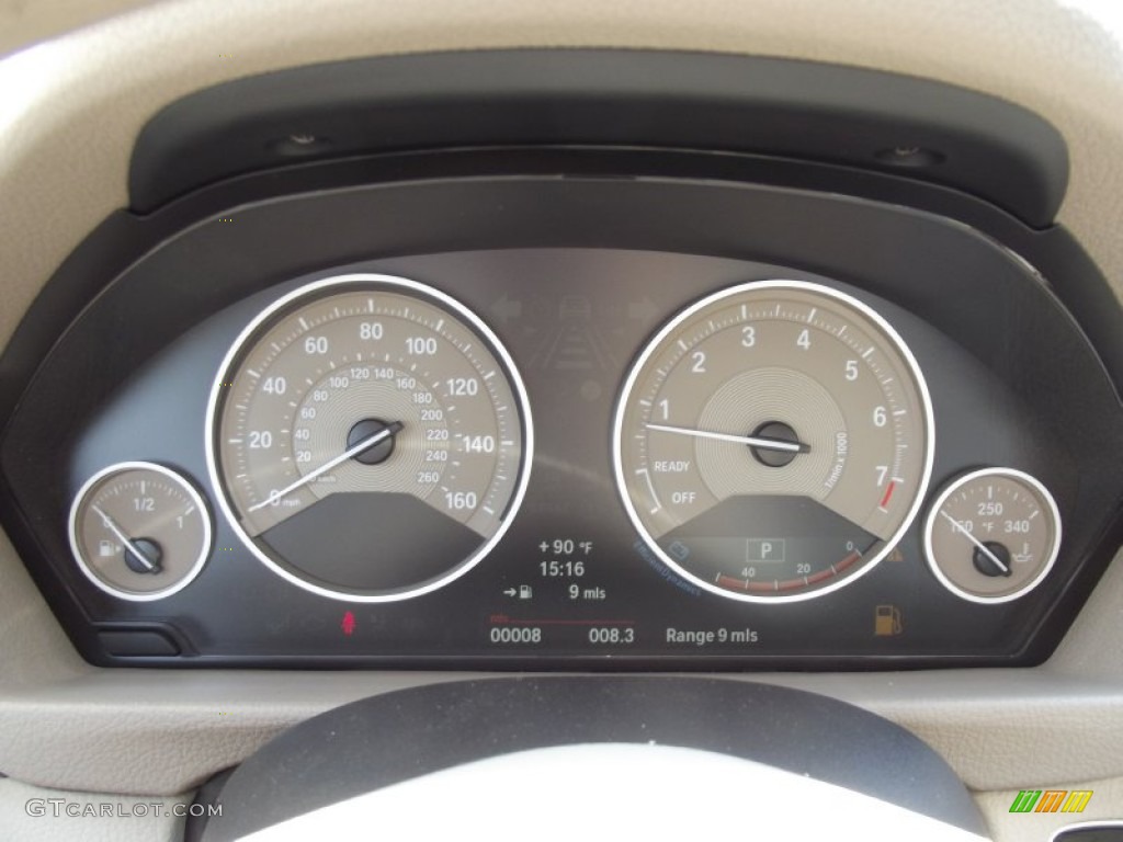 2012 BMW 3 Series 335i Sedan Gauges Photo #67087795