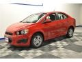 2012 Victory Red Chevrolet Sonic LS Sedan  photo #23