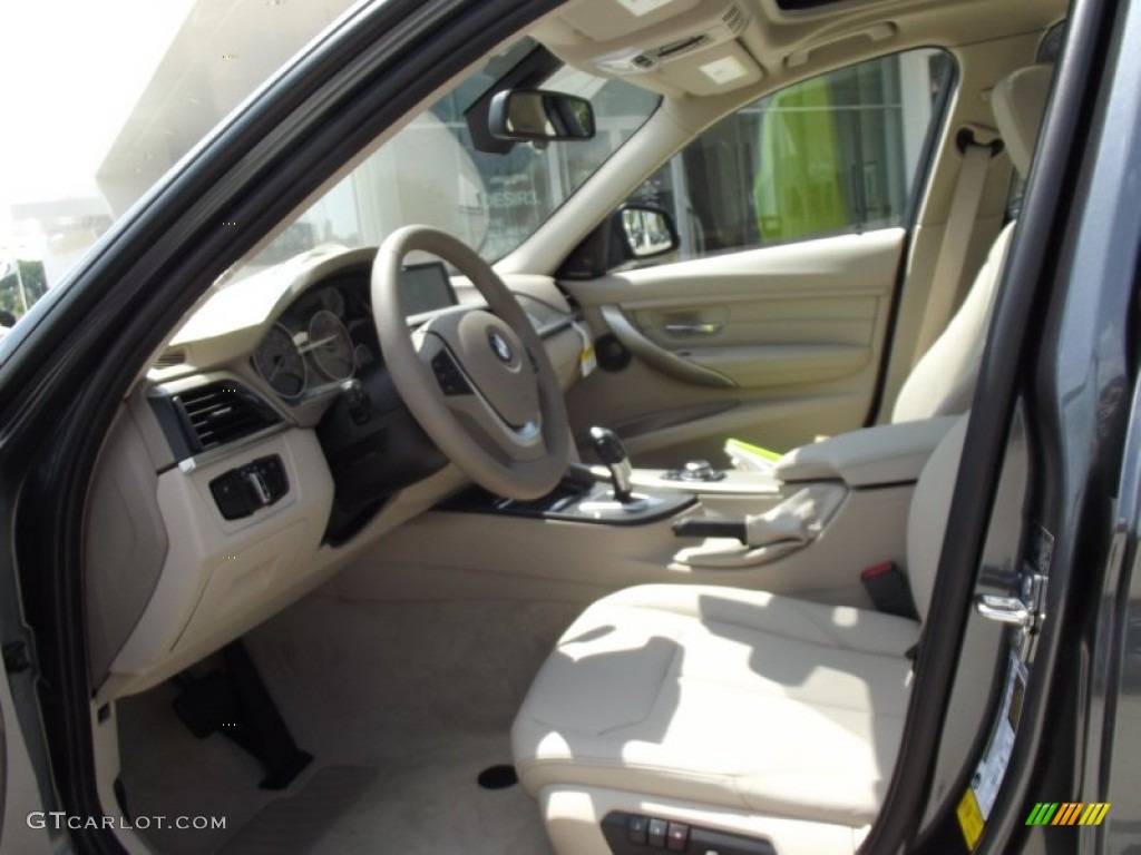 2012 3 Series 335i Sedan - Mineral Grey Metallic / Oyster/Dark Oyster photo #13