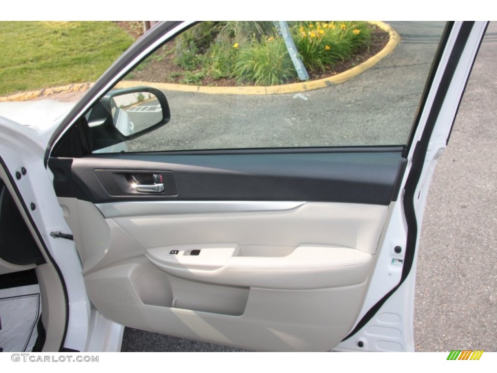 2010 Subaru Legacy 2.5i Sedan Warm Ivory Door Panel Photo #67088377