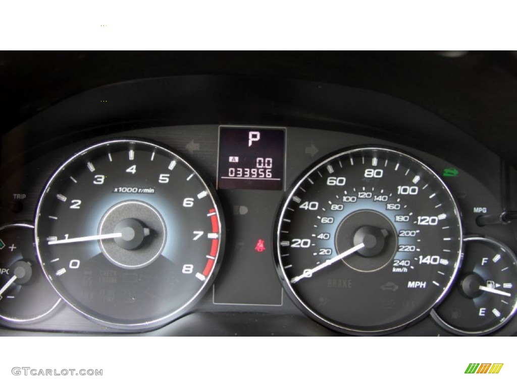 2010 Subaru Legacy 2.5i Sedan Gauges Photo #67088408