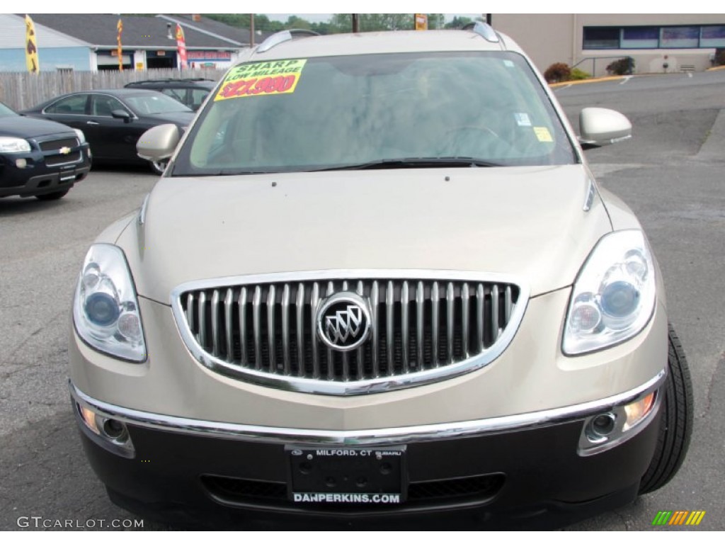 2008 Enclave CXL AWD - Gold Mist Metallic / Cashmere/Cocoa photo #3