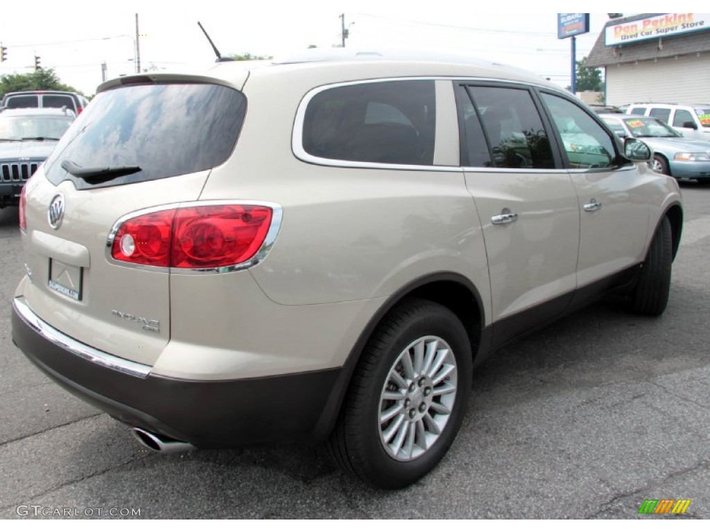 2008 Enclave CXL AWD - Gold Mist Metallic / Cashmere/Cocoa photo #7