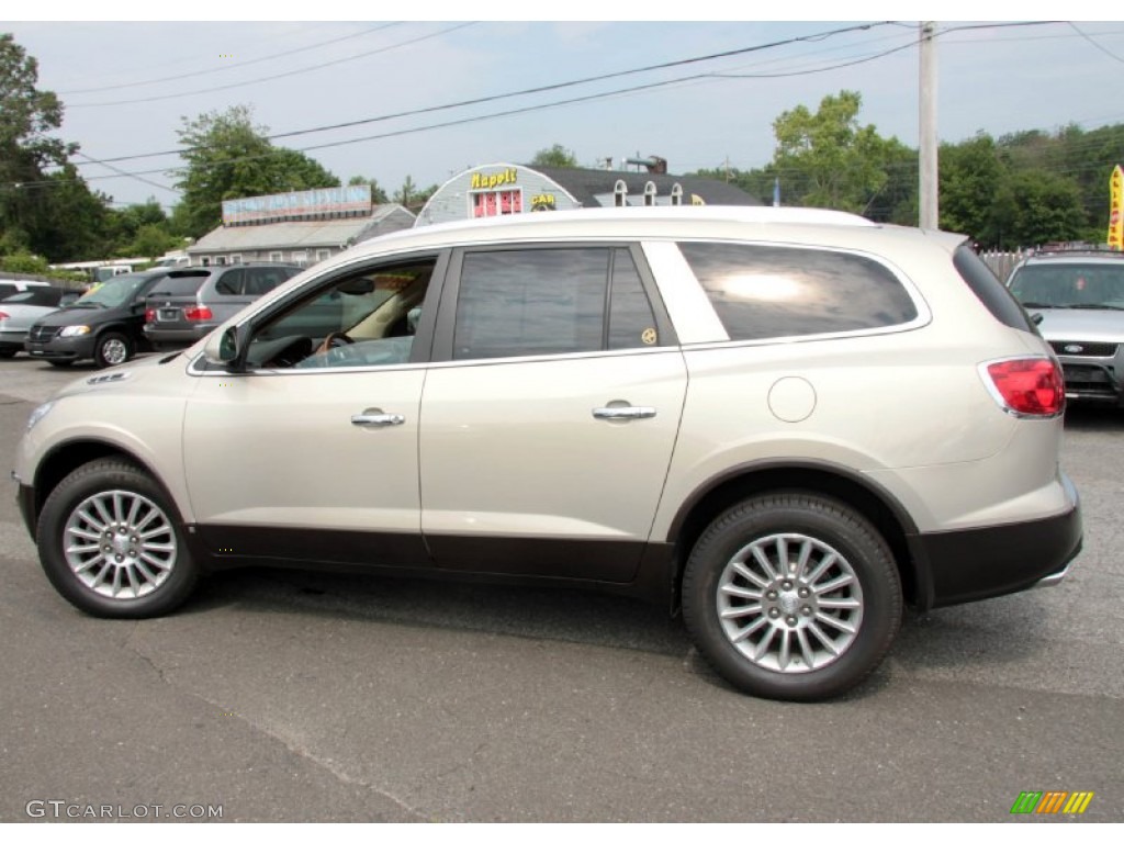 2008 Enclave CXL AWD - Gold Mist Metallic / Cashmere/Cocoa photo #12