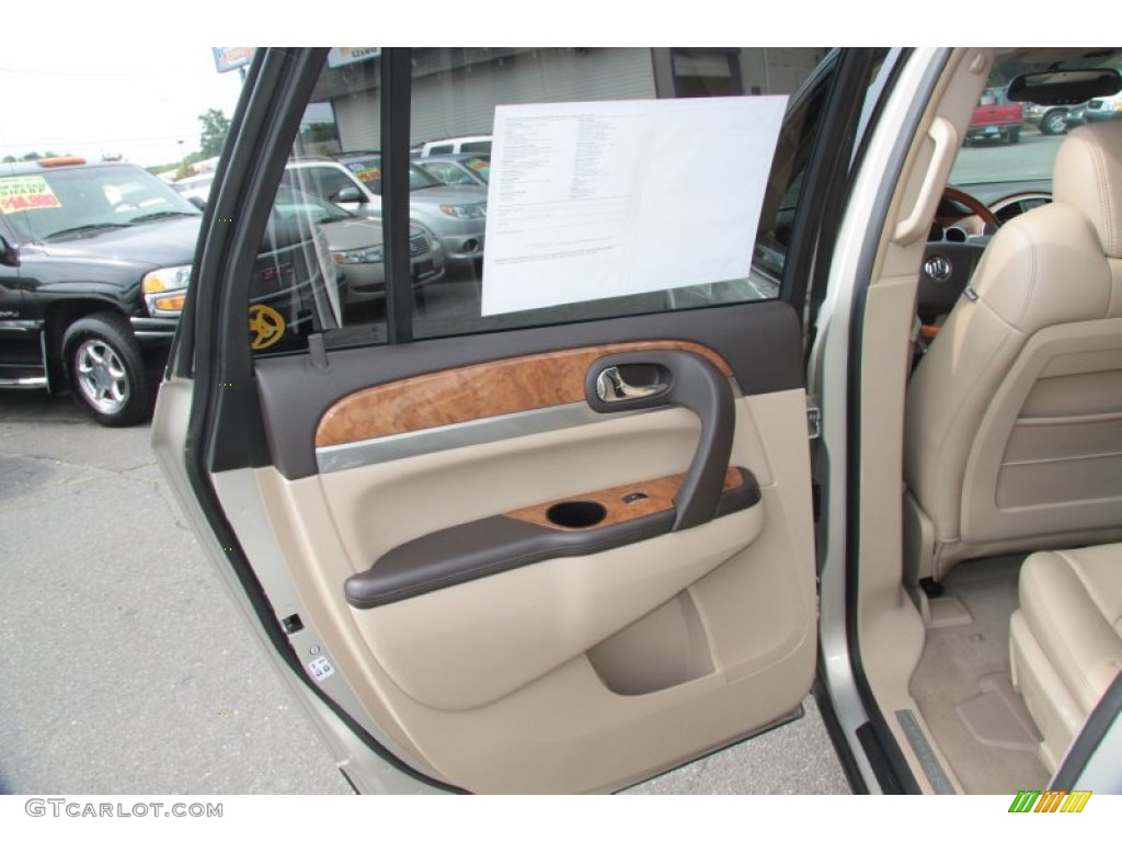 2008 Enclave CXL AWD - Gold Mist Metallic / Cashmere/Cocoa photo #24