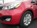 2012 Signal Red Kia Rio EX  photo #2