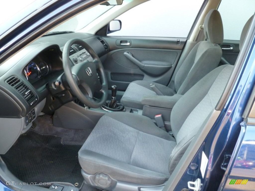 Gray Interior 2005 Honda Civic Hybrid Sedan Photo #67091962
