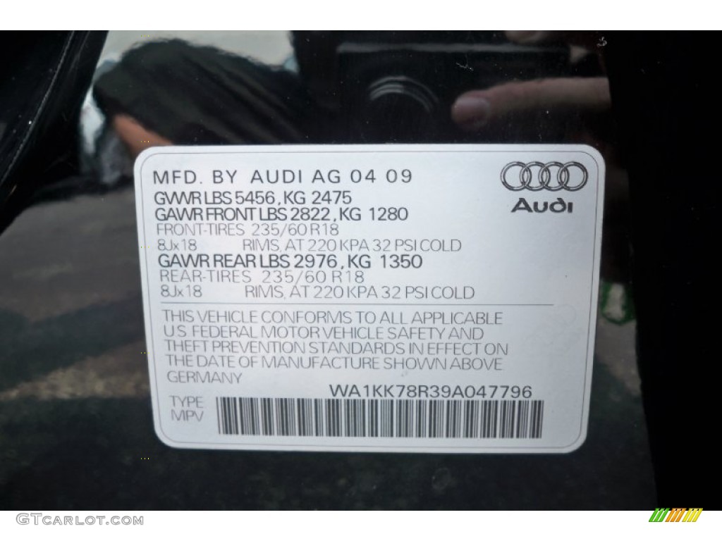 2009 Q5 3.2 Premium quattro - Brilliant Black / Black photo #38