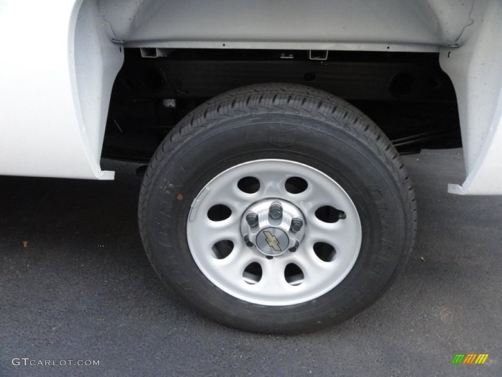 2012 Silverado 1500 Work Truck Regular Cab - Summit White / Dark Titanium photo #7
