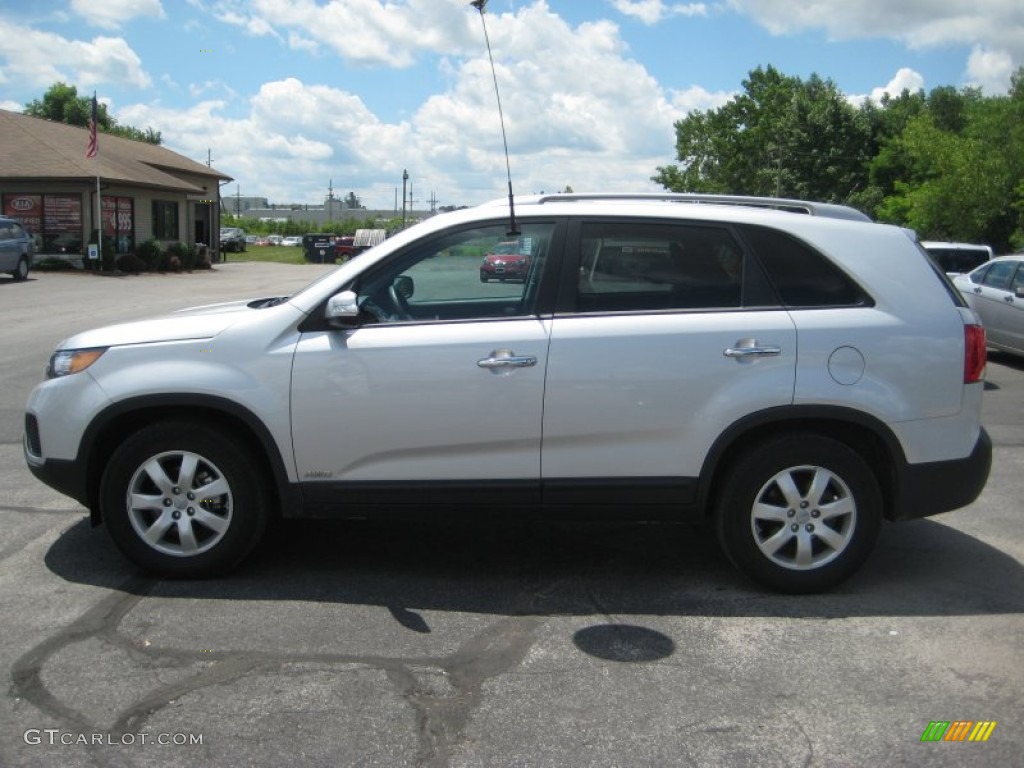 2012 Sorento LX V6 AWD - Bright Silver / Black photo #12