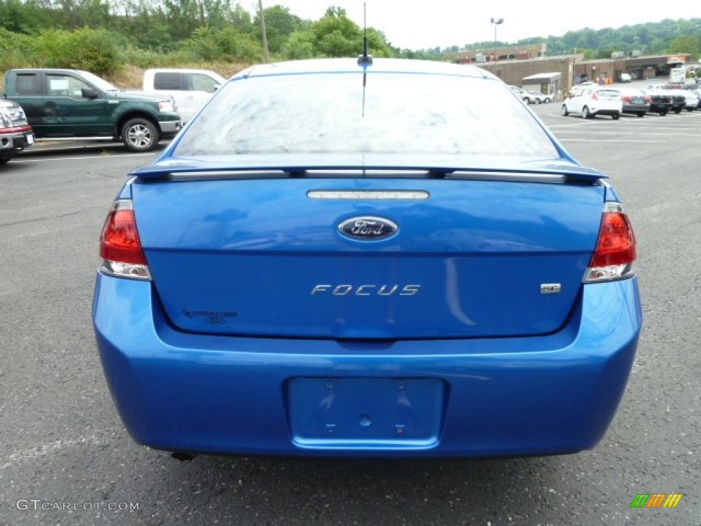 2010 Focus SE Coupe - Blue Flame Metallic / Charcoal Black photo #3