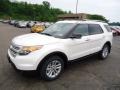 2013 White Platinum Tri-Coat Ford Explorer XLT 4WD  photo #5