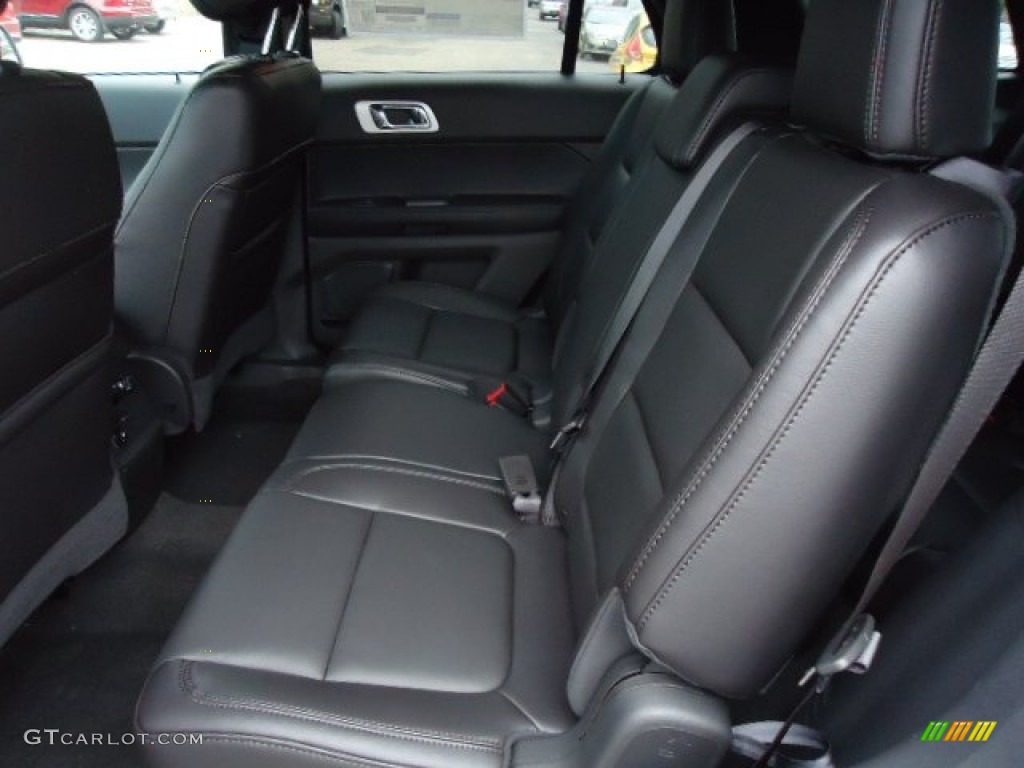 2013 Explorer XLT 4WD - White Platinum Tri-Coat / Charcoal Black photo #9
