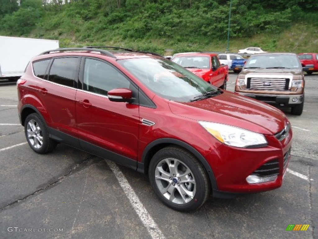 Ruby Red Metallic 2013 Ford Escape SEL 2.0L EcoBoost 4WD Exterior Photo #67095466