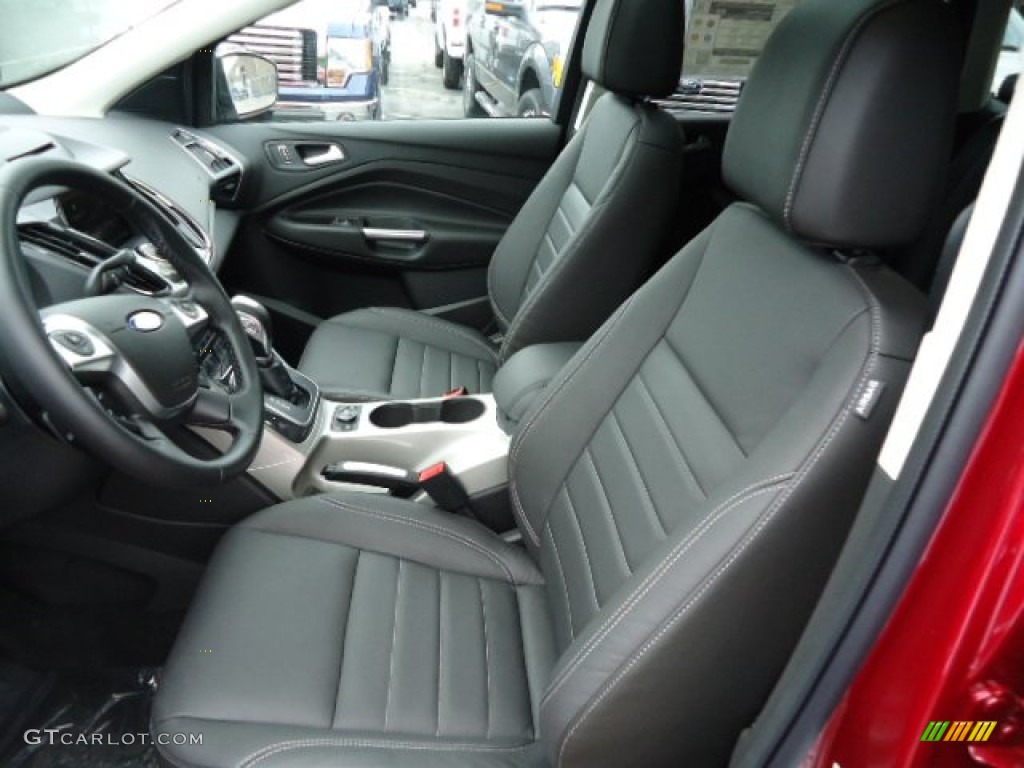 Charcoal Black Interior 2013 Ford Escape SEL 2.0L EcoBoost 4WD Photo #67095511