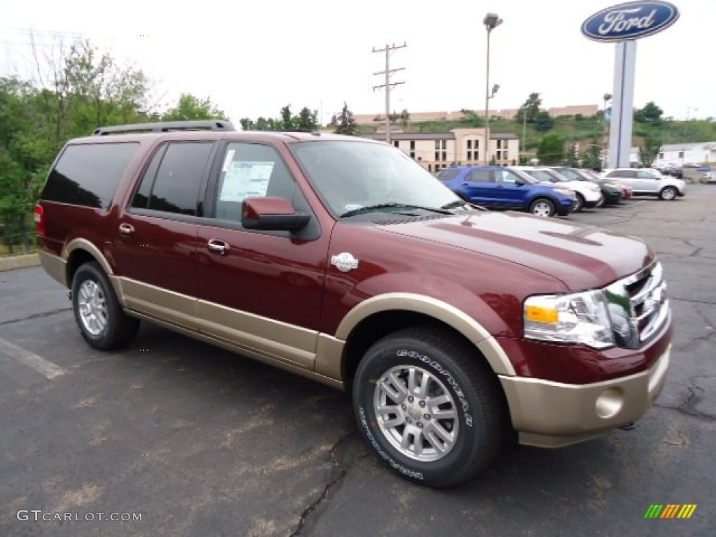 Autumn Red Metallic 2012 Ford Expedition EL King Ranch 4x4 Exterior Photo #67095670