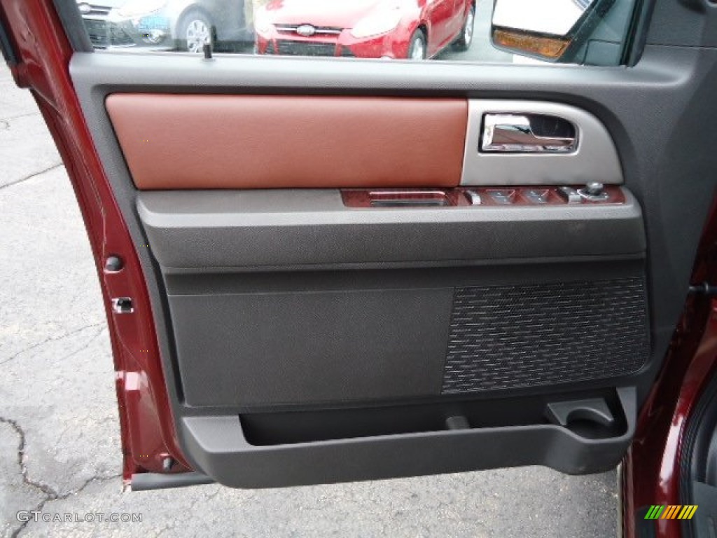 2012 Ford Expedition EL King Ranch 4x4 Chaparral Door Panel Photo #67095756