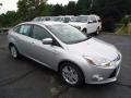2012 Ingot Silver Metallic Ford Focus SEL Sedan  photo #1