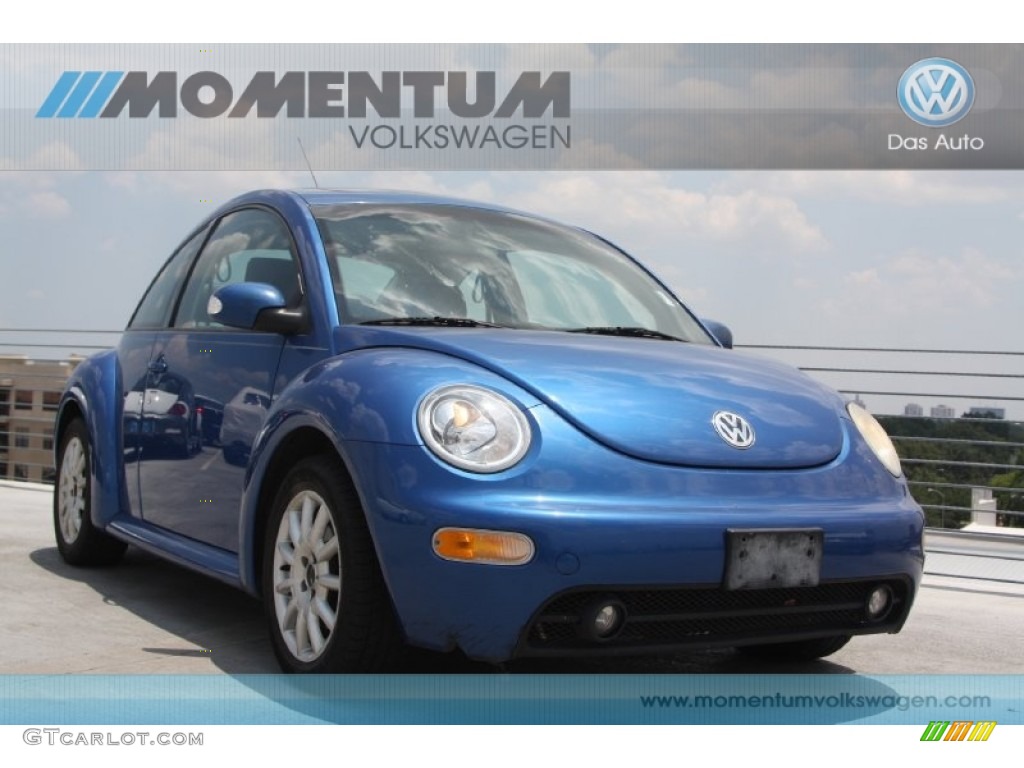 2005 New Beetle GLS TDI Coupe - Blue Lagoon Metallic / Black photo #1