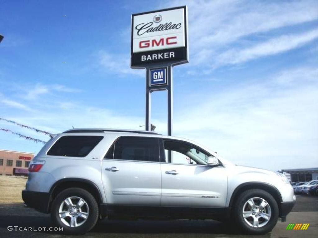 2007 Acadia SLT AWD - Liquid Silver Metallic / Titanium photo #1