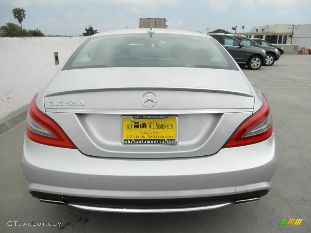 2012 CLS 550 Coupe - Iridium Silver Metallic / Black photo #5