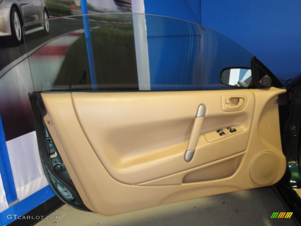 2001 Eclipse GS Coupe - Sherwood Green Pearl / Beige photo #11