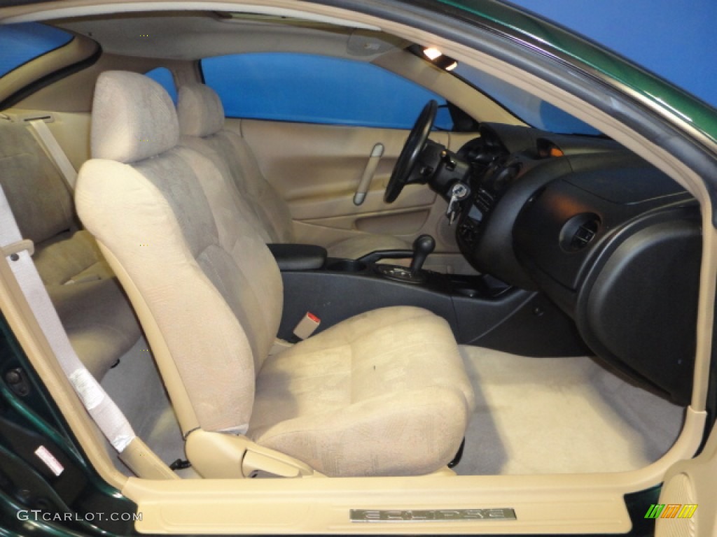 2001 Eclipse GS Coupe - Sherwood Green Pearl / Beige photo #21