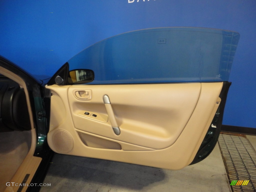 2001 Eclipse GS Coupe - Sherwood Green Pearl / Beige photo #22